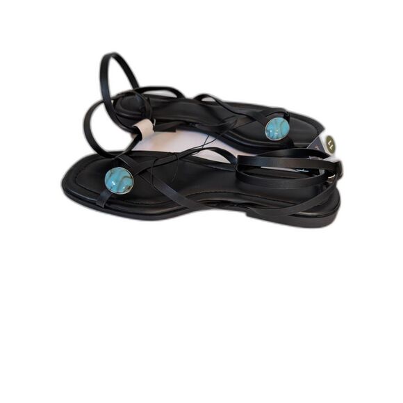 Women's Elizabeth Ankle Strap Sandals Memory Foam - Universal Thread Size 11 - Picture 3 of 7